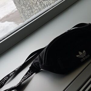 Adidas Black Belt Bag for Men